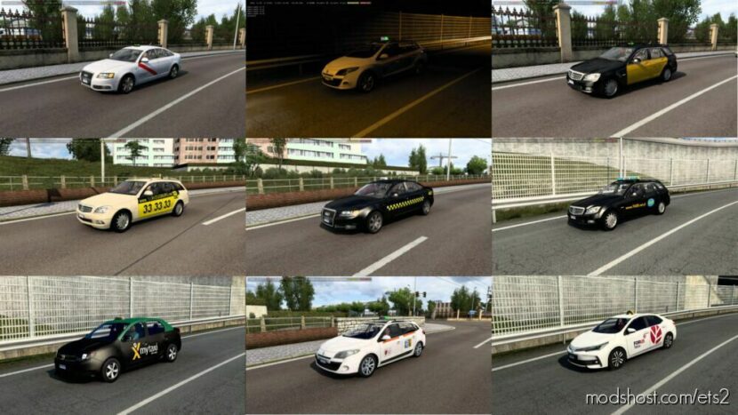 Taxi Traffic Pack V3.5 for Euro Truck Simulator 2