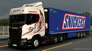 ETS2 Krone Mod: Skin Krone Cool Liner Snickers By Rodonitcho Mods 1.40-1.46 (Image #3)