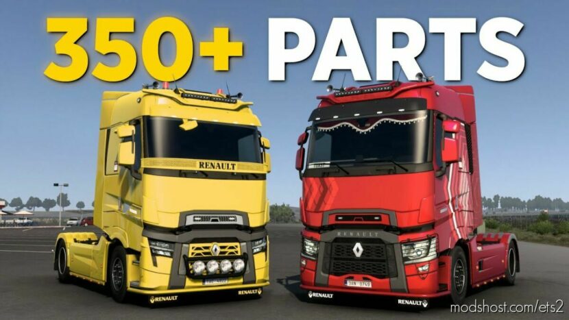 Renault T EVO Tuning Pack V0.9 for Euro Truck Simulator 2