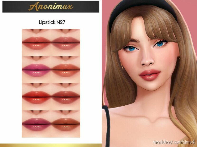 Lipstick N27 for Sims 4