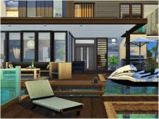 Sims 4 House Mod: Seaside Jam No CC (Image #5)