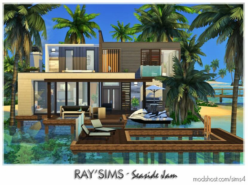 Seaside Jam [No CC] for Sims 4