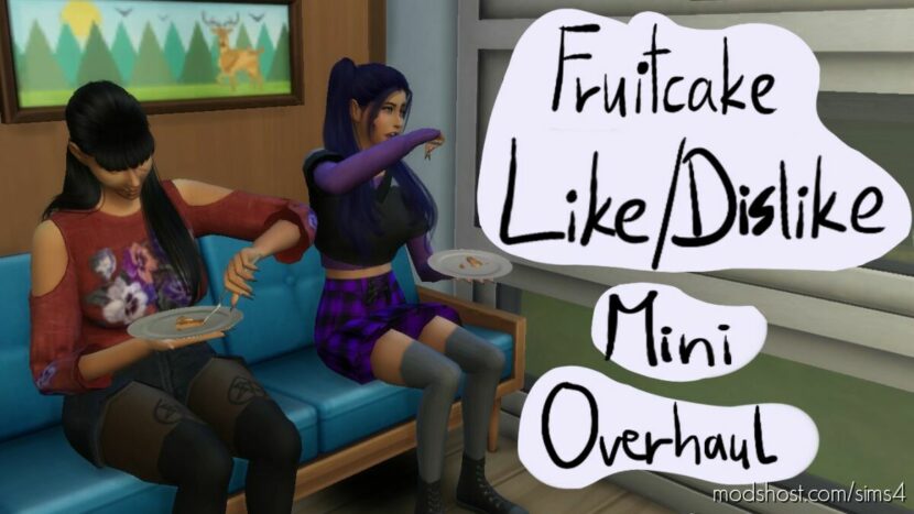 Fruitcake Like/Dislike Mini Overhaul for Sims 4