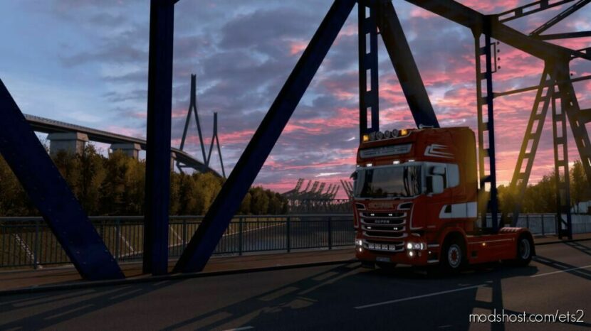 Hamburg 1:1 Map 0.1 Beta for Euro Truck Simulator 2