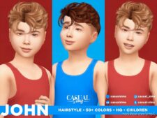 John Hairstyle Children for Sims 4