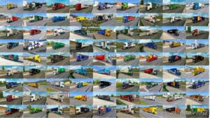 ETS2 Jazzycat Mod: Painted Truck Traffic Pack by Jazzycat V18.7.3 (Image #3)