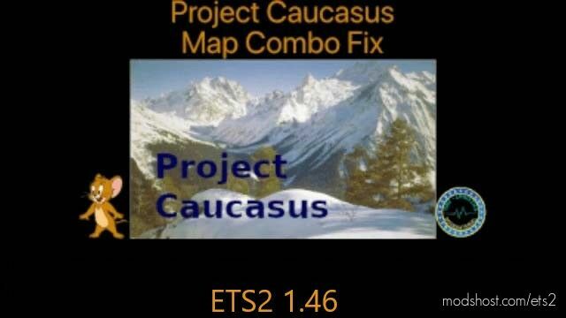 Project Caucasus Map Combo Fixed v2.0 for Euro Truck Simulator 2