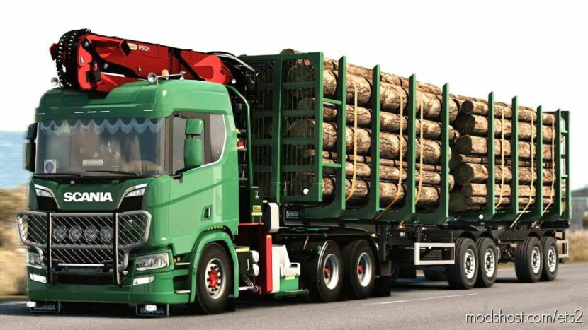 Scania NG Doll Long Wood Chassis Addon [1.46] for Euro Truck Simulator 2