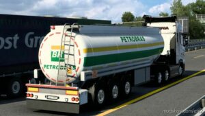 Skin SCS Fuel Tank Petrobras [1.45-1.46] for Euro Truck Simulator 2