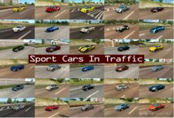 ETS2 Trafficmaniac Mod: Sport Cars Traffic Pack by Trafficmaniac V12.7.4 (Image #2)