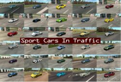 ETS2 Trafficmaniac Mod: Sport Cars Traffic Pack by Trafficmaniac V12.7.4 (Image #3)