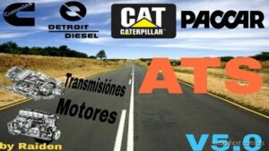 Engines and transmissions Pack v5.0 for American Truck Simulator