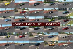 Sport Cars Traffic Pack V12.7 for American Truck Simulator