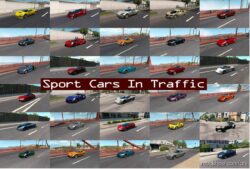 ATS Trafficmaniac Mod: Sport Cars Traffic Pack by Trafficmaniac V12.7.3 (Image #3)