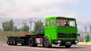 Mercedes LPS 1632 + Tandem Trailer [1.46] for Euro Truck Simulator 2