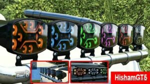 ETS2 Part Mod: Strands Dark Knight LED Lamp Pack v1.0 (Featured)