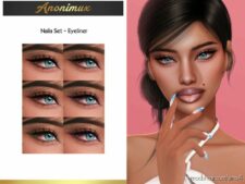 Naila Set – Eyeliner for Sims 4