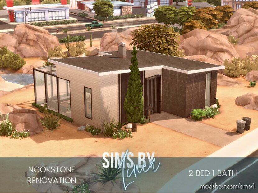 Nookstone Renovation [No CC] for Sims 4