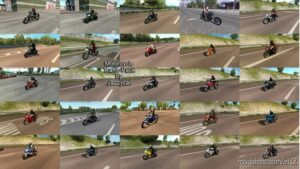 ETS2 Jazzycat Mod: Motorcycle Traffic Pack by Jazzycat V6.5.7 (Image #2)