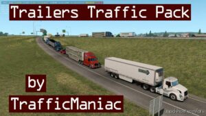Trailers Traffic Pack V7.5.2 for American Truck Simulator