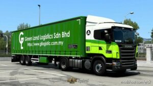 RJL Scania R Series Green Land Logistic SDN BHD Combo Skin for Euro Truck Simulator 2