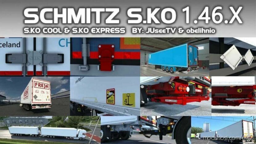 Schmitz S.KO By Juseetv & Obelihnio [1.46] for Euro Truck Simulator 2