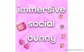Immersive Social Bunny for Sims 4