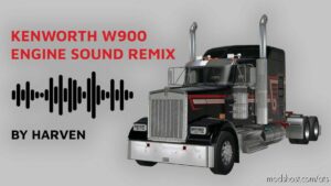 Kenworth W900 Engine Sound Remix v1.0 for American Truck Simulator