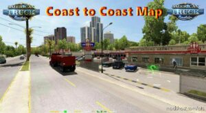 Coast To Coast Map V2.13.46.0 for American Truck Simulator