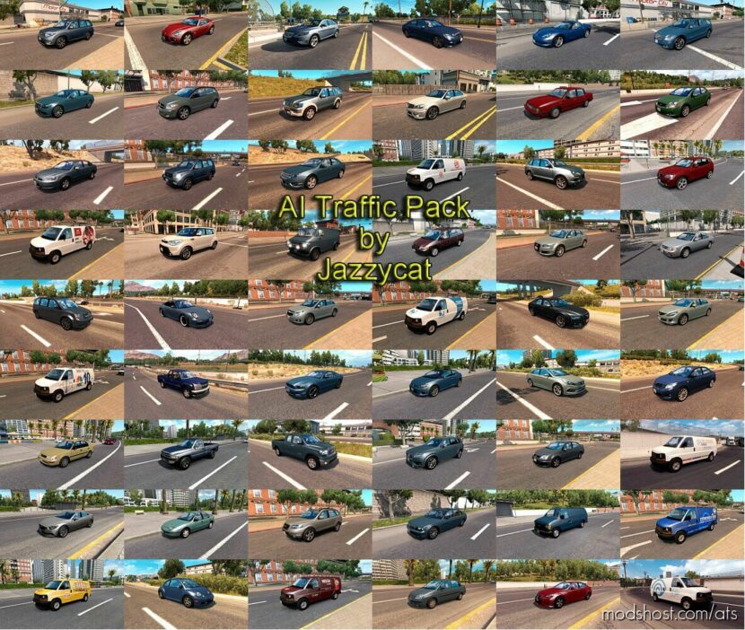 AI Traffic Pack By Jazzycat V14.8 for American Truck Simulator