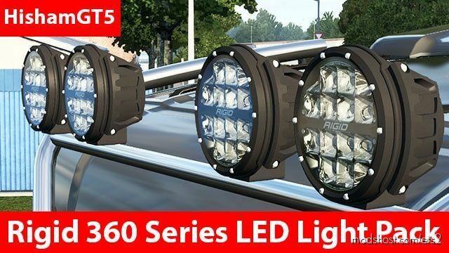 Rigid 360 Series LED Light Pack v1.0 for Euro Truck Simulator 2
