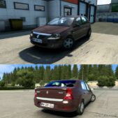 ETS2 Renault Car Mod: Logan 2011 1.46 (Image #2)