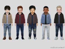 Sims 4 Male Clothes Mod: Kenton Jacket (Image #2)