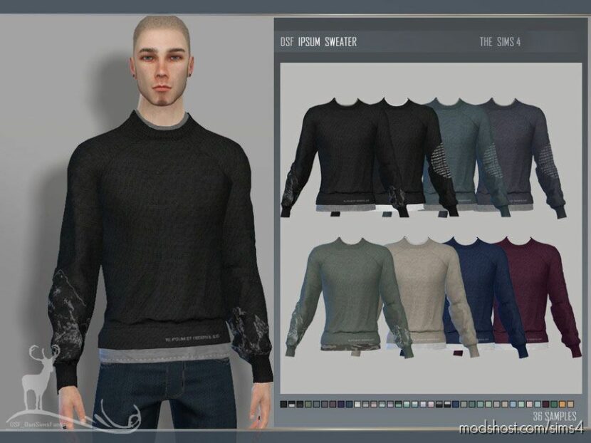 Ipsum Sweater for Sims 4