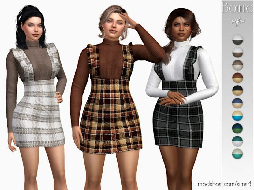 Bonnie Outfit Sims 4 Clothes Mod - ModsHost
