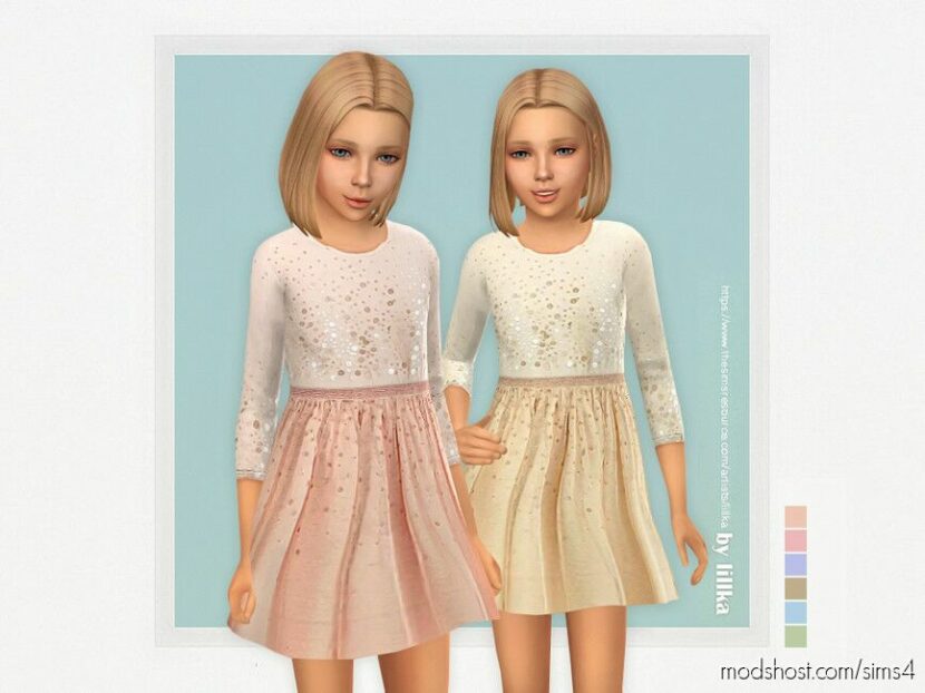 Nea Dress for Sims 4