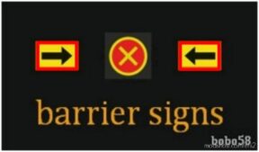 Sign Barrier [1.46] for Euro Truck Simulator 2