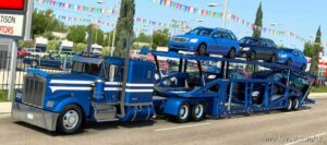 SUN Valley CAR Carrier Ownable Trailer [1.46] for American Truck Simulator