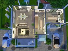 Sims 4 House Mod: Modern Family Home No CC (Image #5)