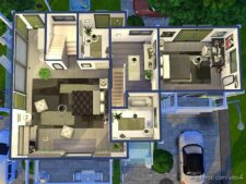 Sims 4 House Mod: Modern Family Home No CC (Image #6)