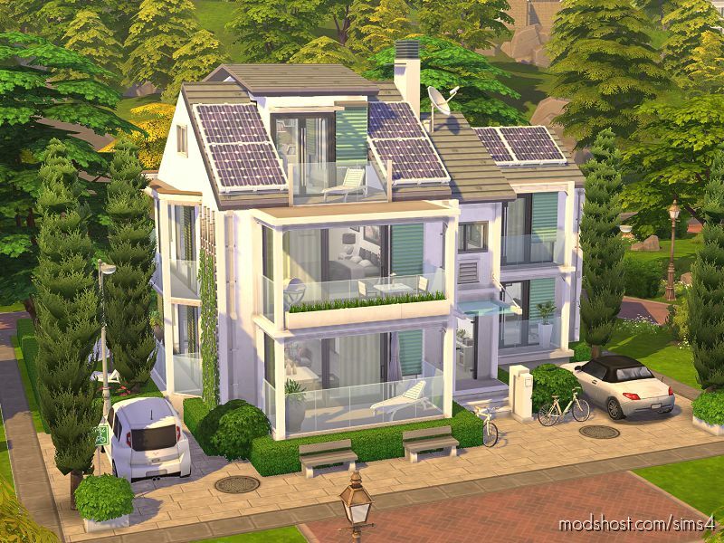 Modern Family Home [No CC] for Sims 4