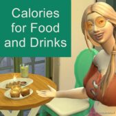 Calories For Food And Drinks for Sims 4