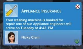 Sims 4 Mod: Appliance Insurance (Image #9)