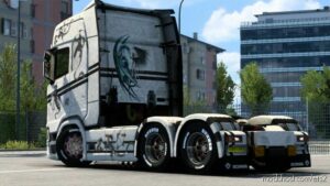 ETS2 Scania Mod: Black Dragon Scania Skin (Image #3)