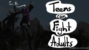 Teens can Fight Adults for Sims 4