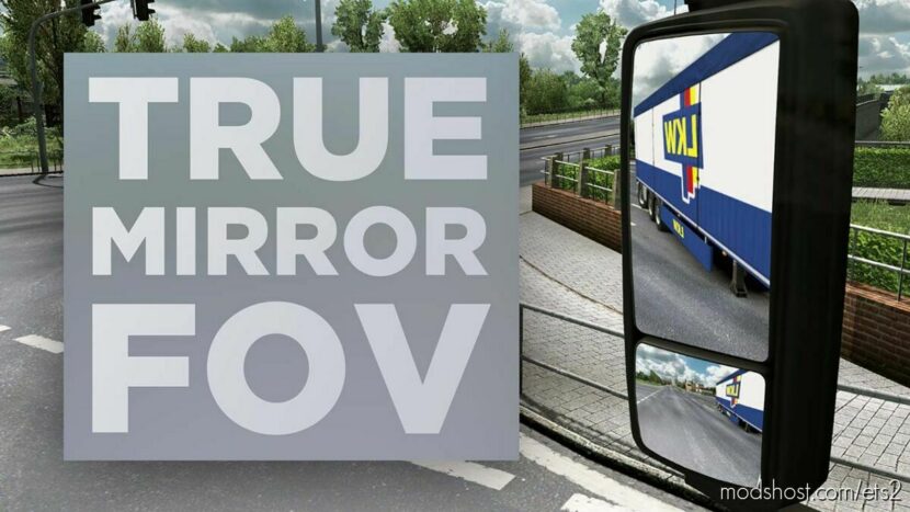 True Mirror FOV for [1.46] for Euro Truck Simulator 2