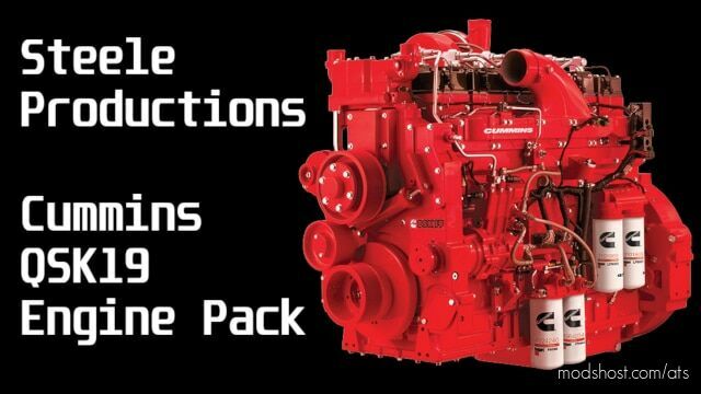 Cummins QSK19 Engine Pack v1.1.0 [1.47] for American Truck Simulator