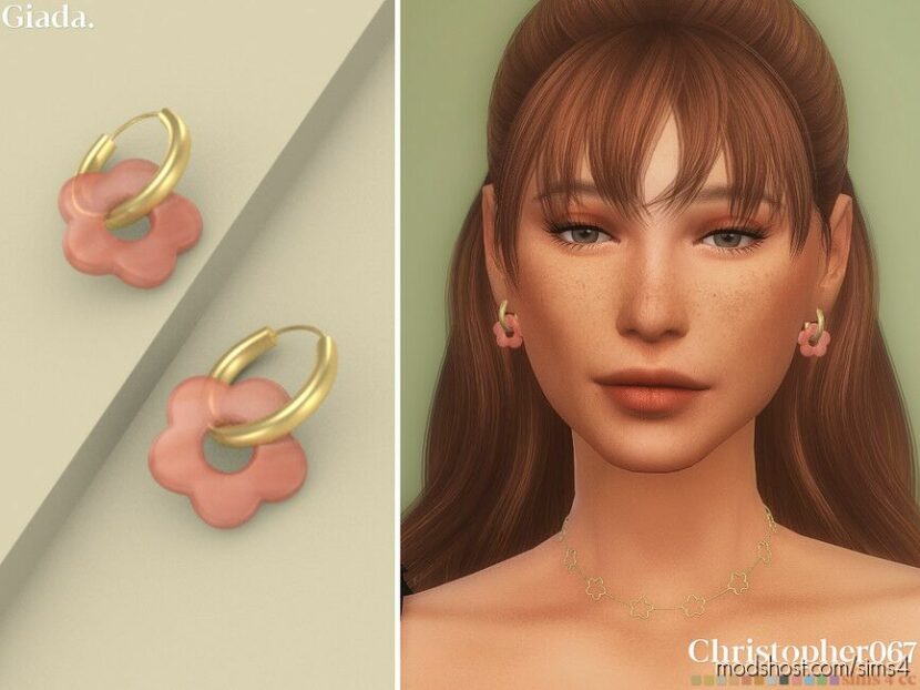 Giada Earrings for Sims 4