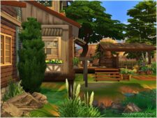 Sims 4 House Mod: Mountain Greenery Inn No CC (Image #4)