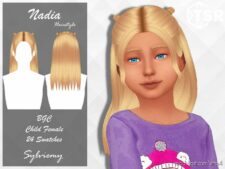 Sims 4 Elder Mod: Nadia Hairstyle (Image #2)